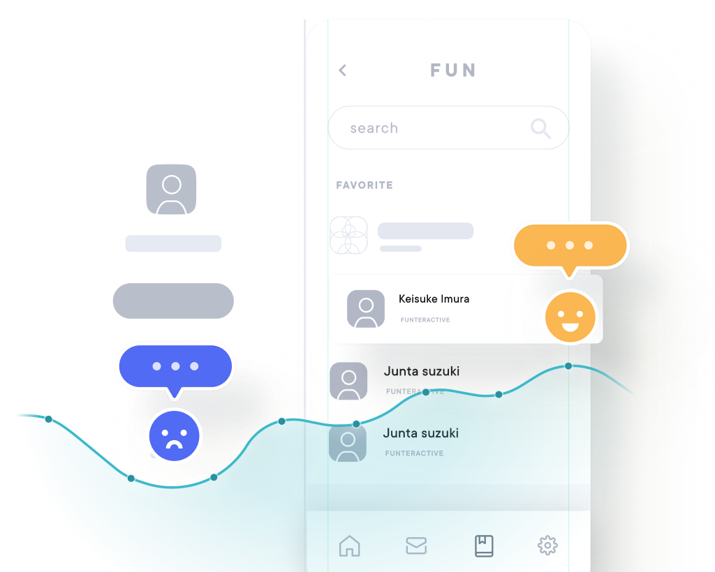 UXを設計しUIをデザインします